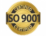 ISO 9001 certified quality management